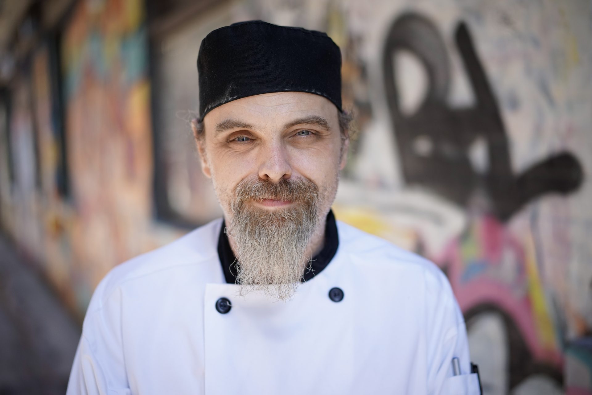 Chef Elvis in his whites